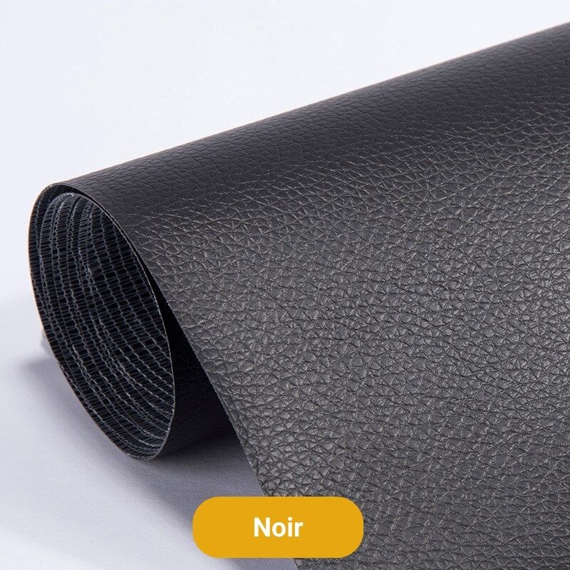 Pièce de réparation autoadhésive en cuir (50 x 138 cm)