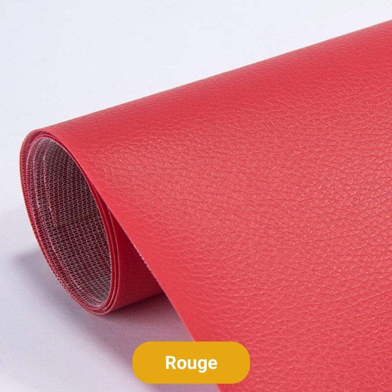 Pièce de réparation autoadhésive en cuir (50 x 138 cm)