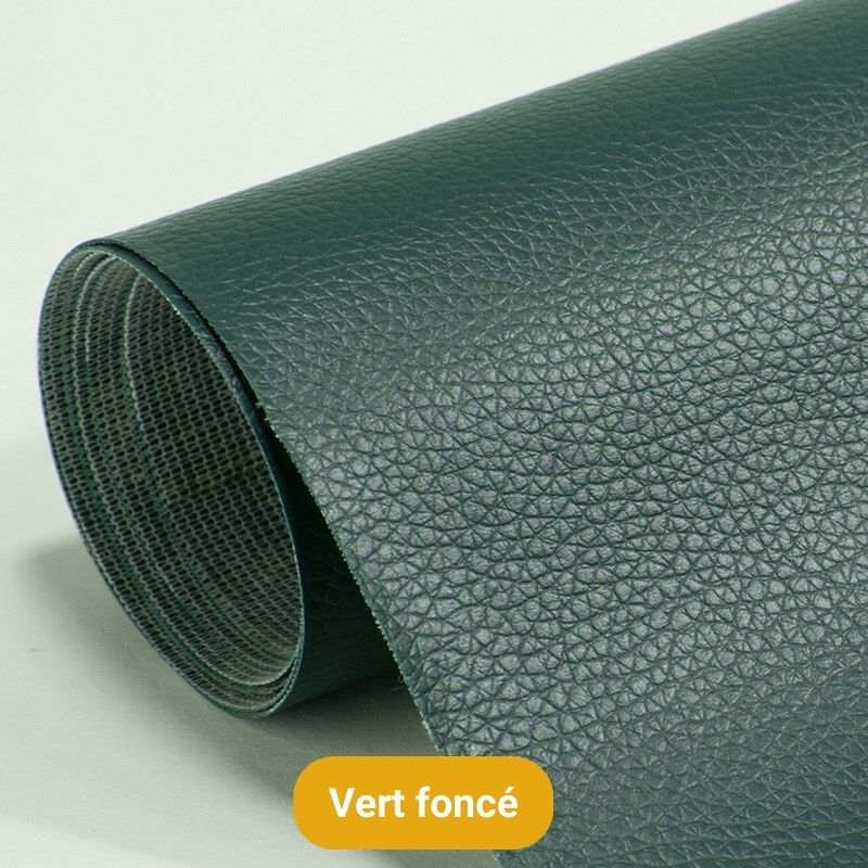 Pièce de réparation autoadhésive en cuir (50 x 138 cm)