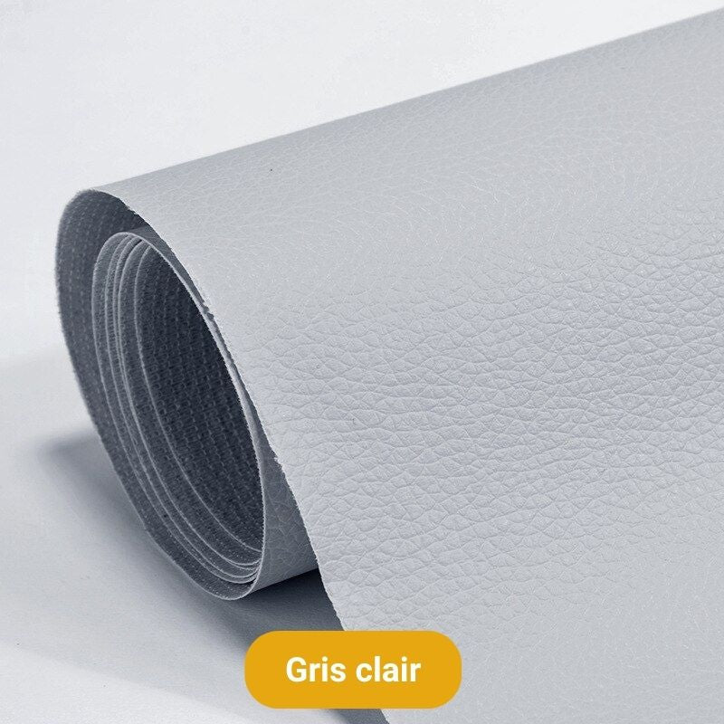 Pièce de réparation autoadhésive en cuir (50 x 138 cm)
