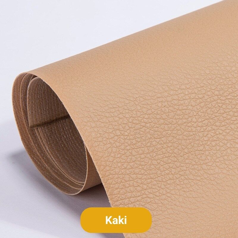 Pièce de réparation autoadhésive en cuir (50 x 138 cm)