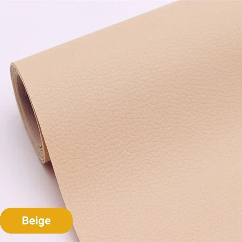 Pièce de réparation autoadhésive en cuir (50 x 138 cm)