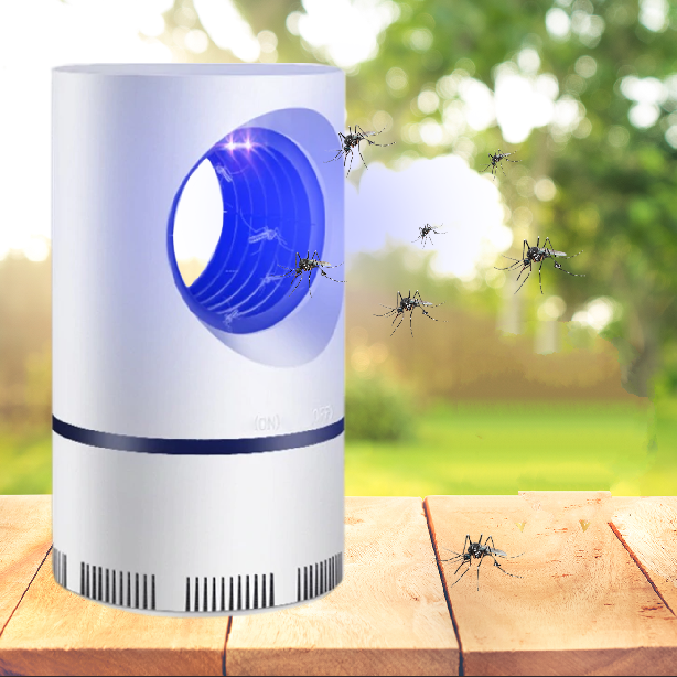 Piège à moustiques USB silencieux – Destructeur d'insectes sans produits chimiques avec lumière UV 365 nm pour intérieur et extérieur