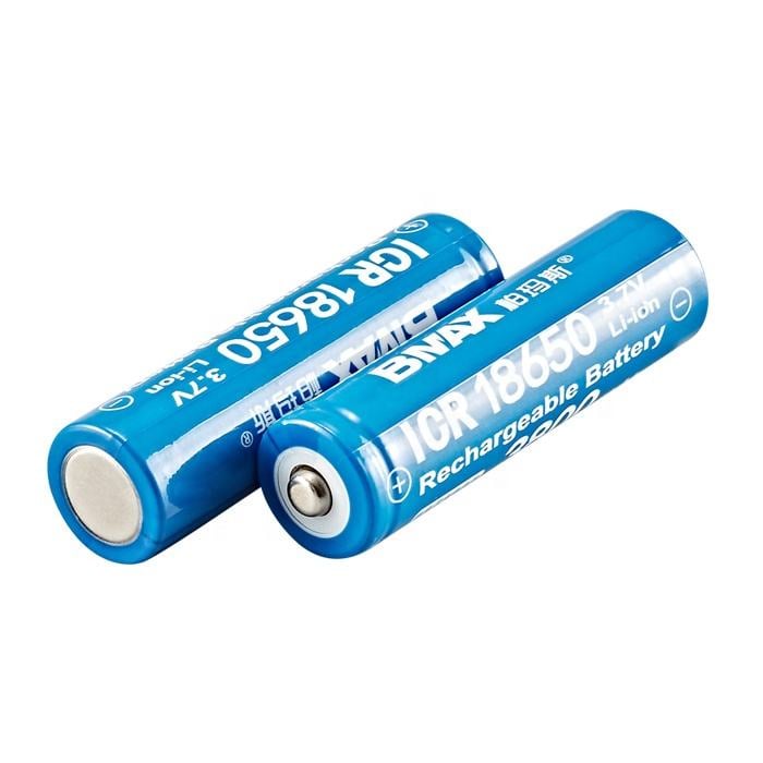 Piles rechargeables Li-ion 18650 3,7 V universelles (lot de 2)
