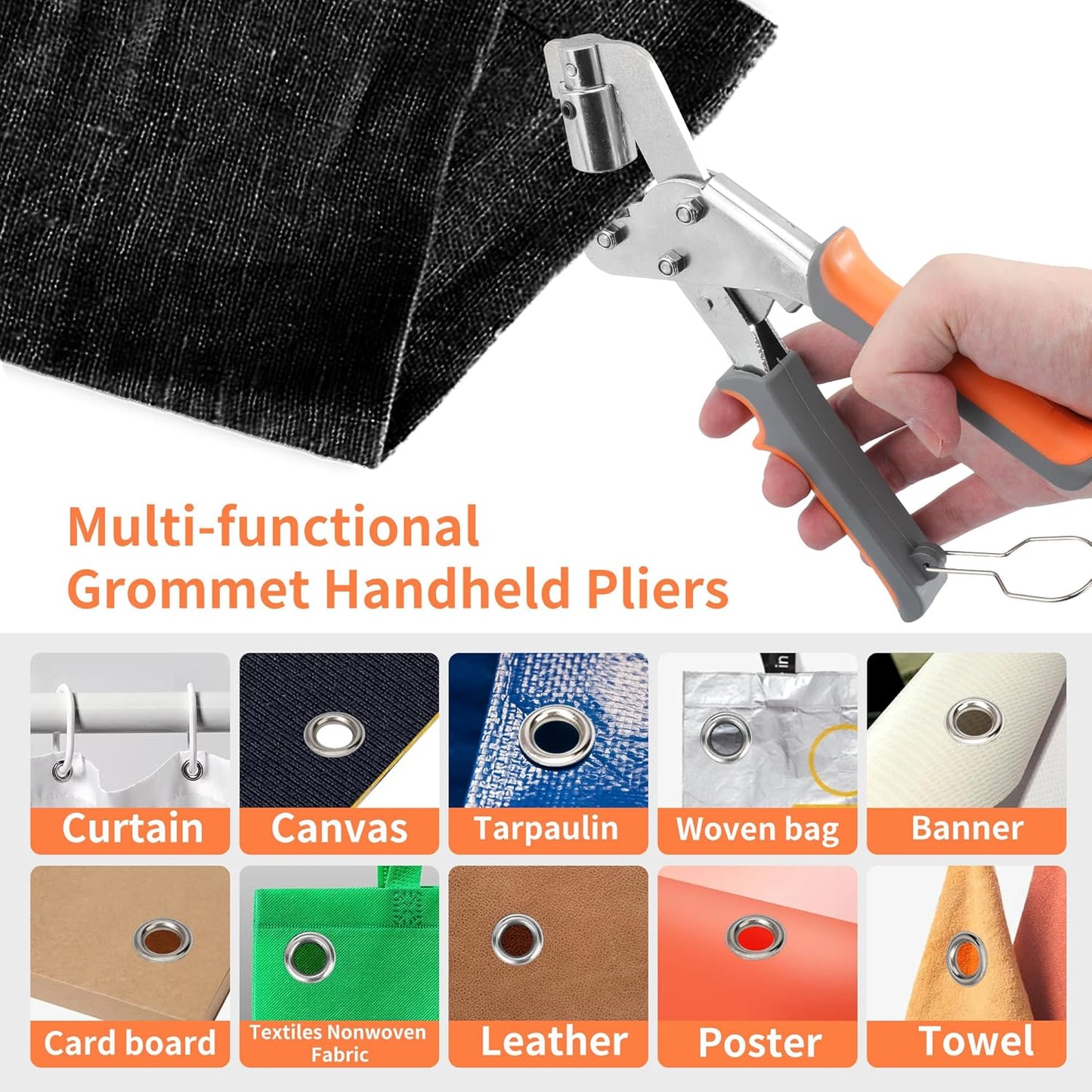 Pince à œillets professionnelle pour une utilisation précise et confortable
