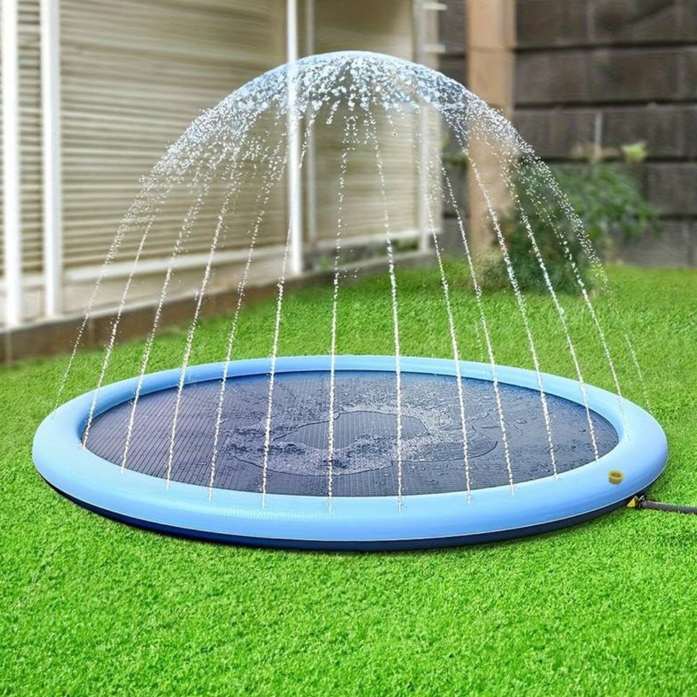Piscine pour chien avec jet d'eau (disponible en tailles pour grands et petits chiens)