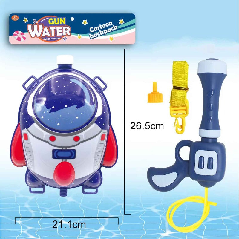 Pistolet à eau jouet avec réservoir sac à dos pour enfant