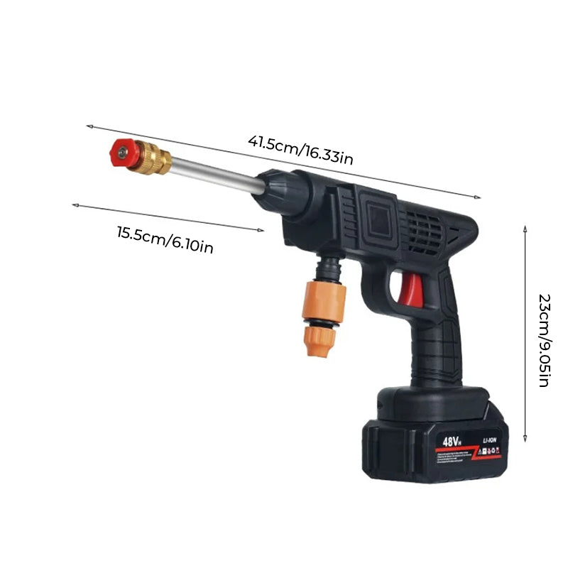 Pistolet de pulvérisation haute pression sans fil pour un nettoyage portable