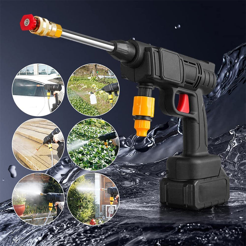 Pistolet de pulvérisation haute pression sans fil pour un nettoyage portable