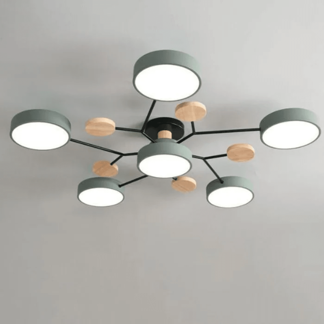 Plafonnier LED rond au design épuré et minimaliste