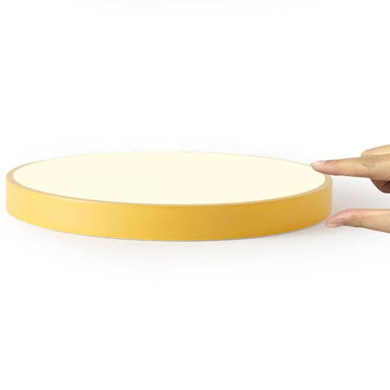 Plafonnier LED ultra fin rond pour éclairage intérieur moderne