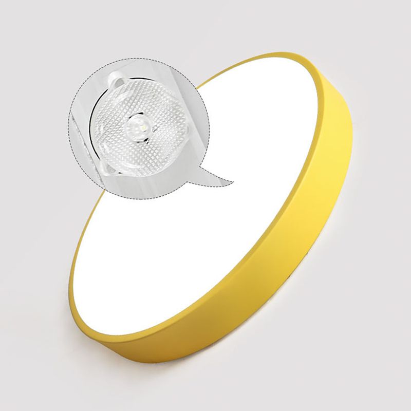 Plafonnier LED ultra fin rond pour éclairage intérieur moderne