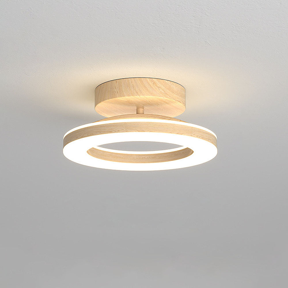 Plafonnier moderne en forme de disque - Éclairage blanc neutre
