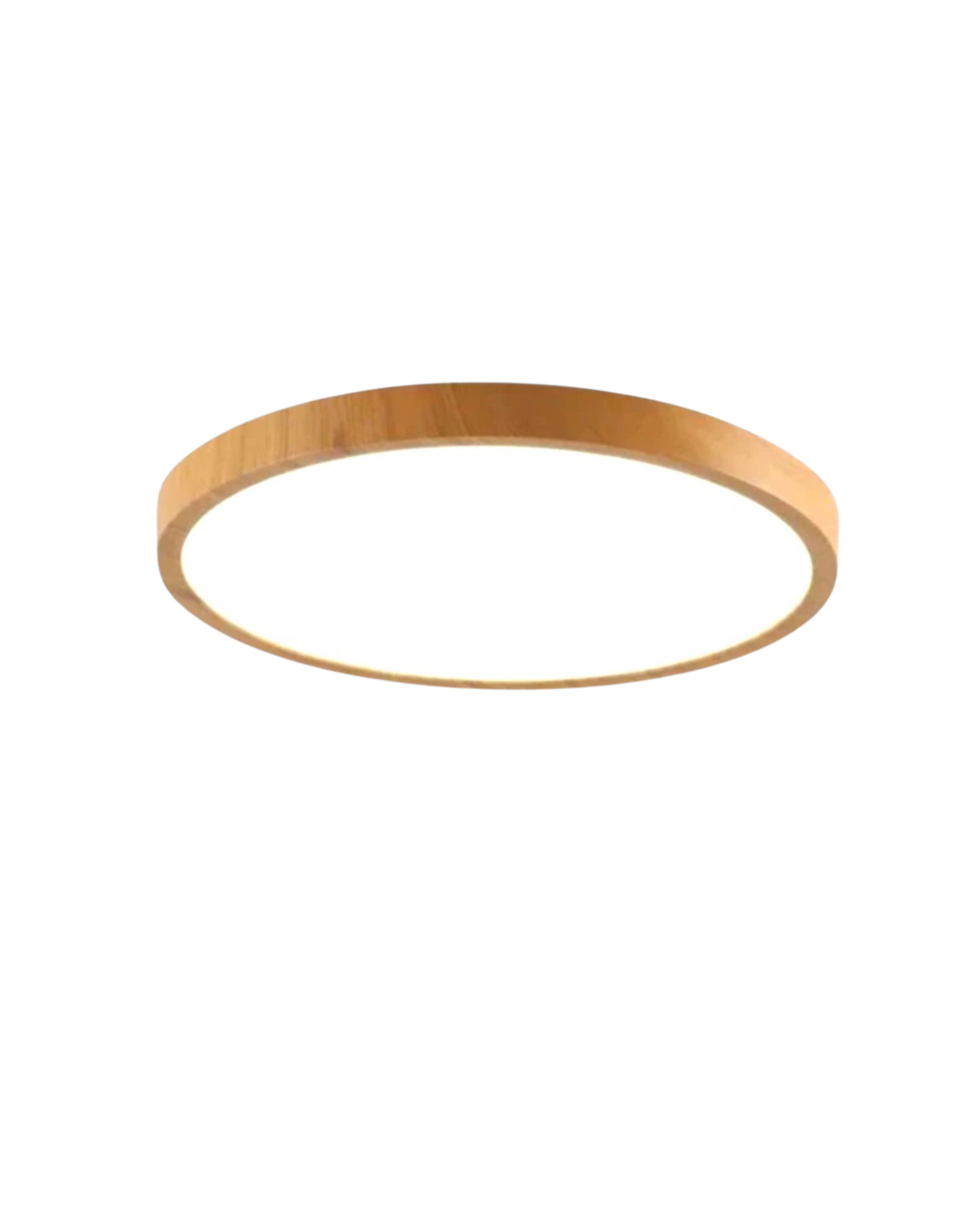Plafonnier ultra-plat en bois pour salon et chambre à coucher