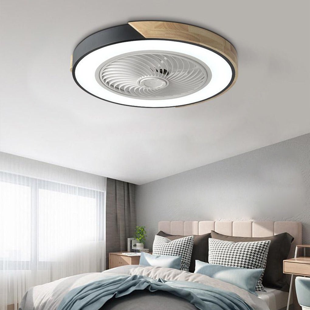Plafonnier ventilateur sans pales avec LED intégrée