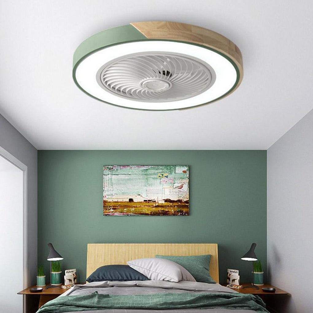Plafonnier ventilateur sans pales avec LED intégrée