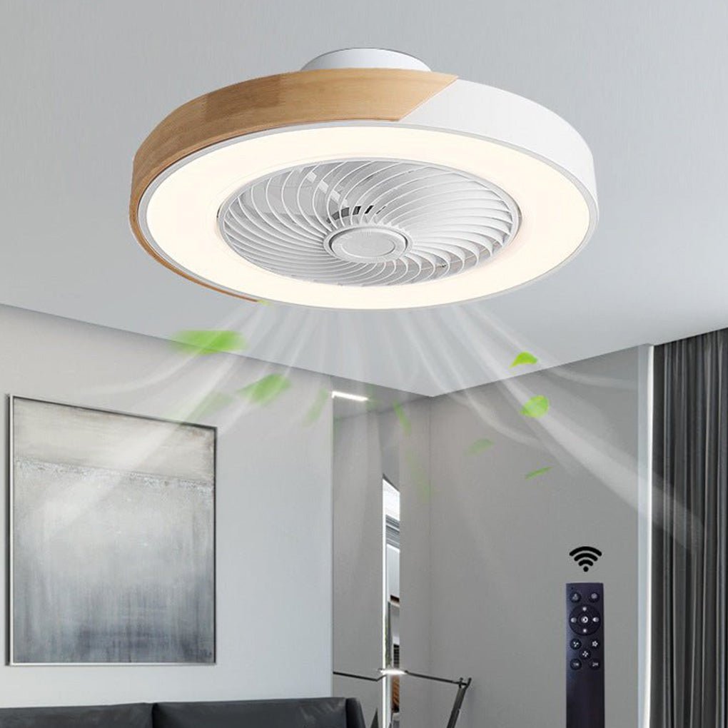 Plafonnier ventilateur sans pales avec LED intégrée