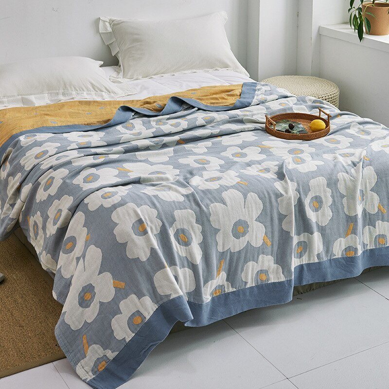 Plaid couverture en coton pour intérieur moderne