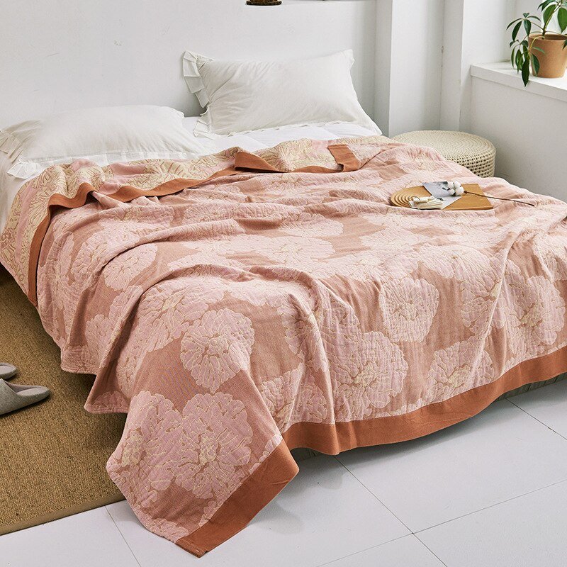 Plaid couverture en coton pour intérieur moderne