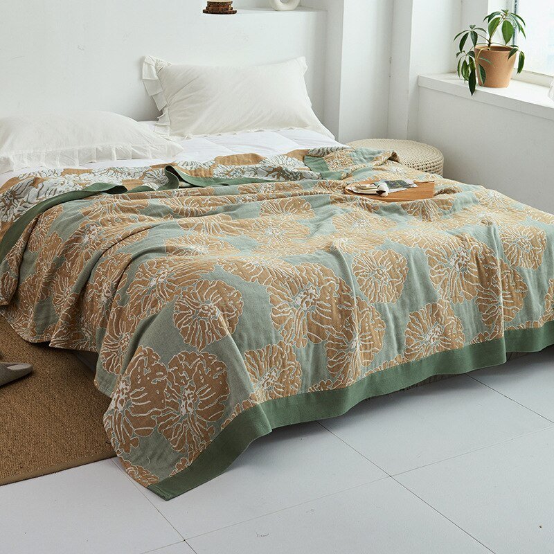 Plaid couverture en coton pour intérieur moderne