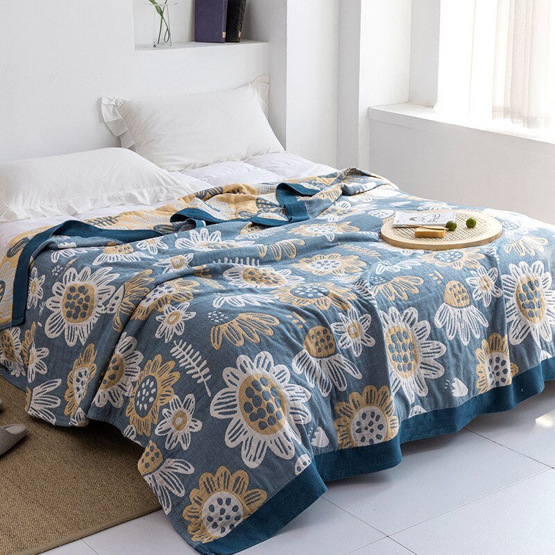 Plaid couverture en coton pour intérieur moderne