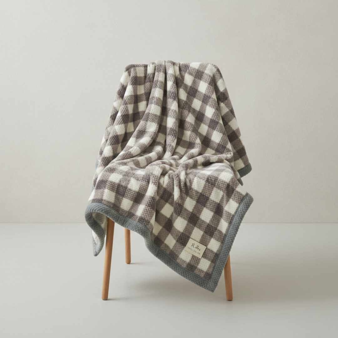 Plaid tricoté pour le jour