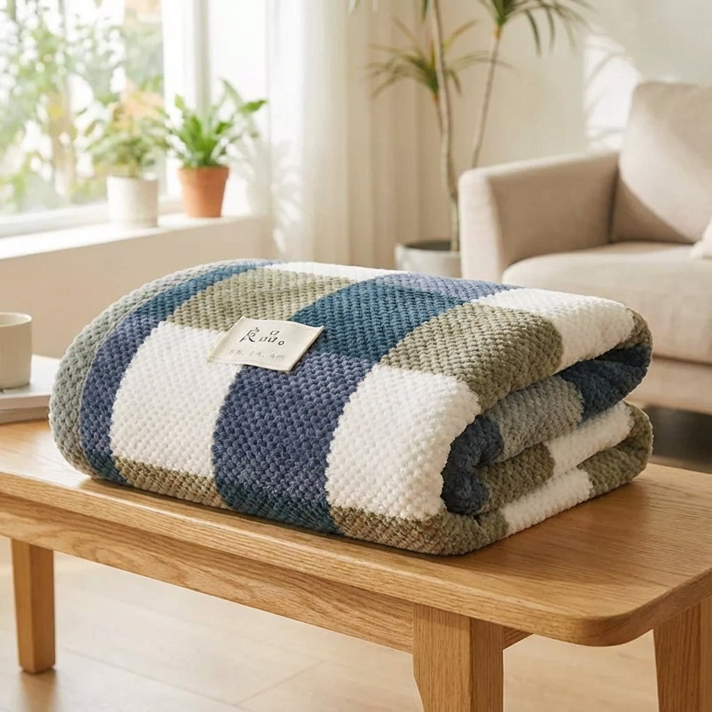 Plaid tricoté pour le jour
