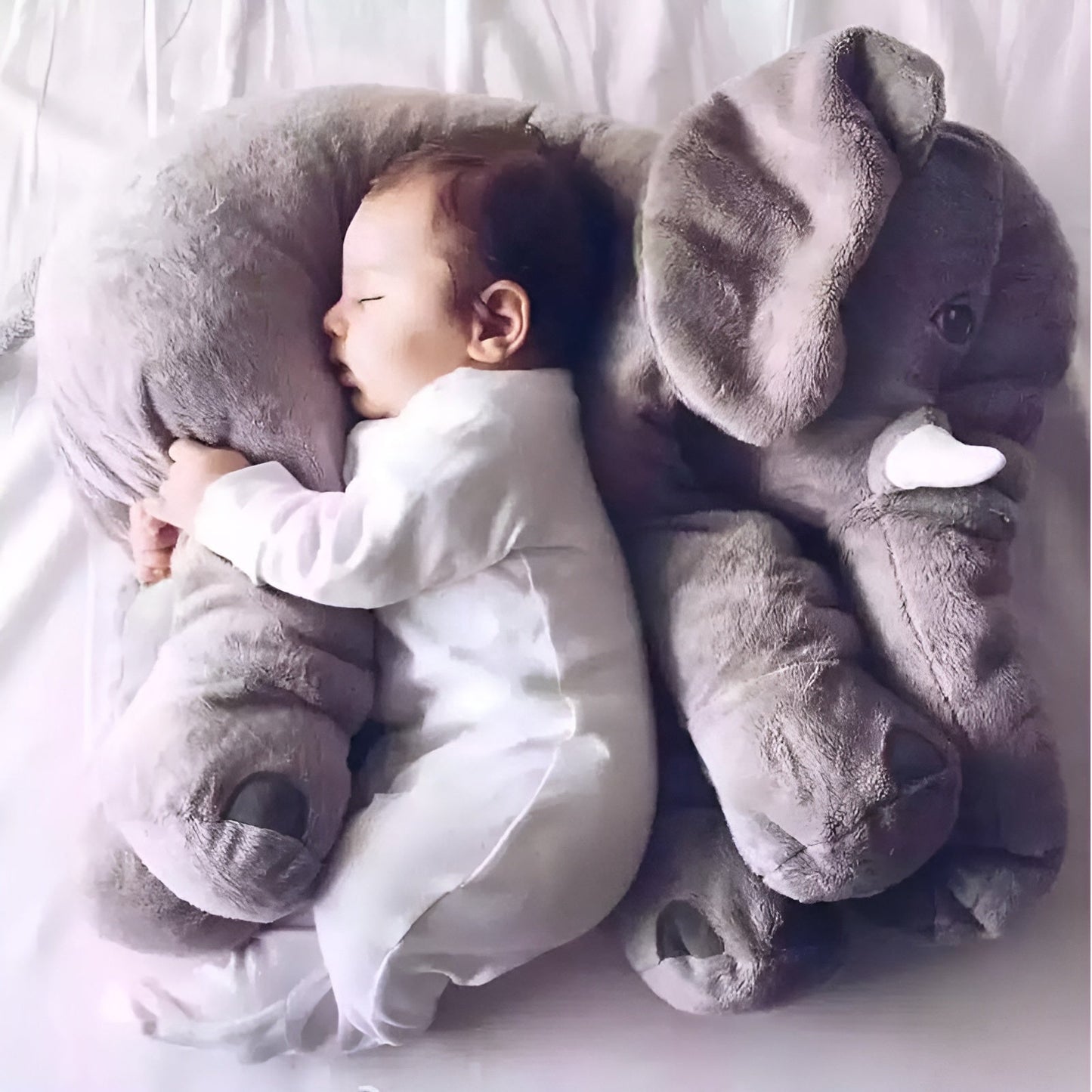 Plush Elephant | Large Cushion and Comforter Elephant for Babies and Children