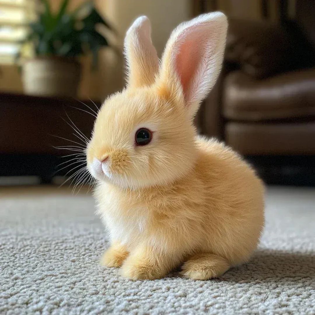 Plush Rabbit Toy with Soft Fur and Details