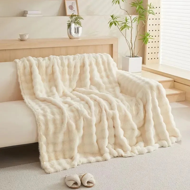 Plush Throw for a Cozy Interior