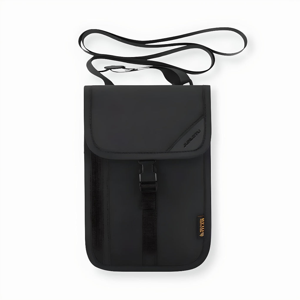 Pochette de cou de voyage avec protection RFID