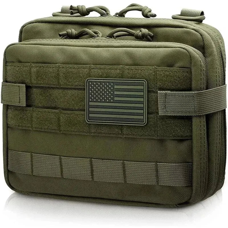 Pochette tactique administrative MOLLE avec rangement pour chargeurs et accessoires