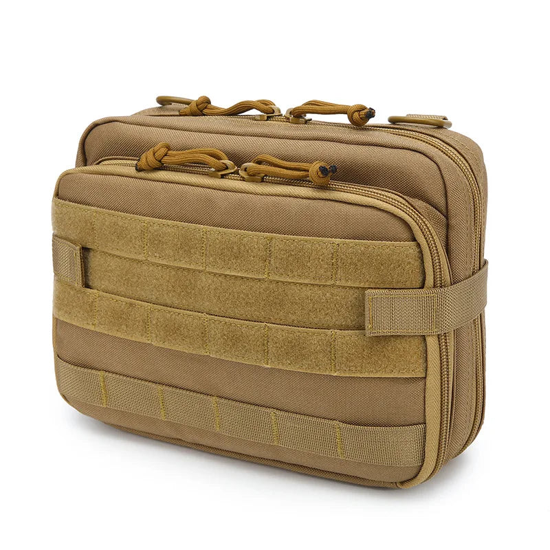 Pochette tactique administrative MOLLE avec rangement pour chargeurs et accessoires