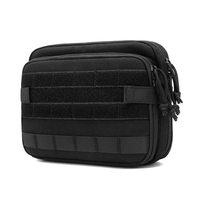 Pochette tactique administrative MOLLE avec rangement pour chargeurs et accessoires