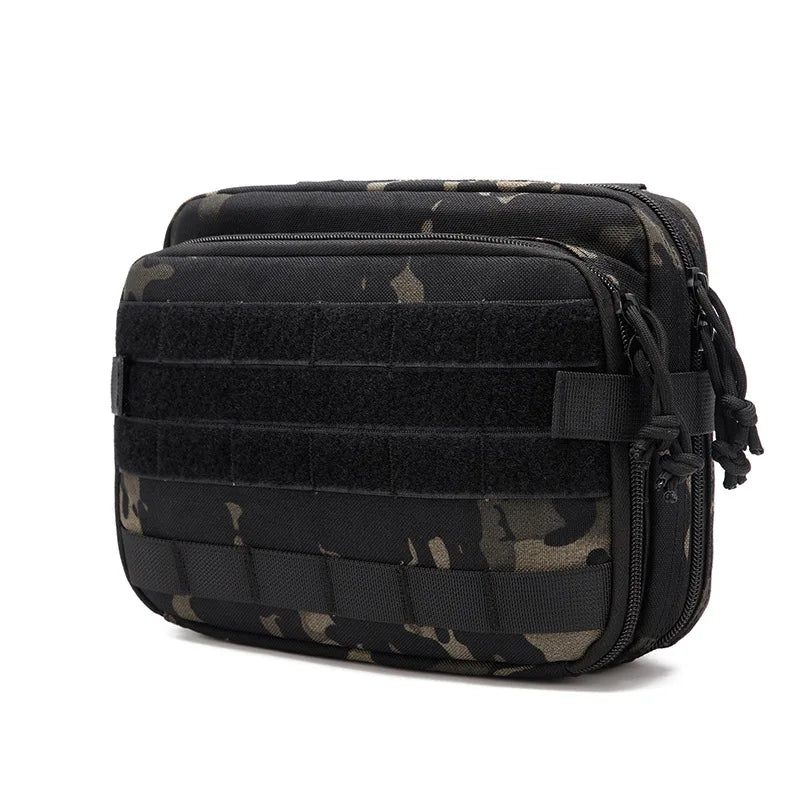 Pochette tactique administrative MOLLE avec rangement pour chargeurs et accessoires