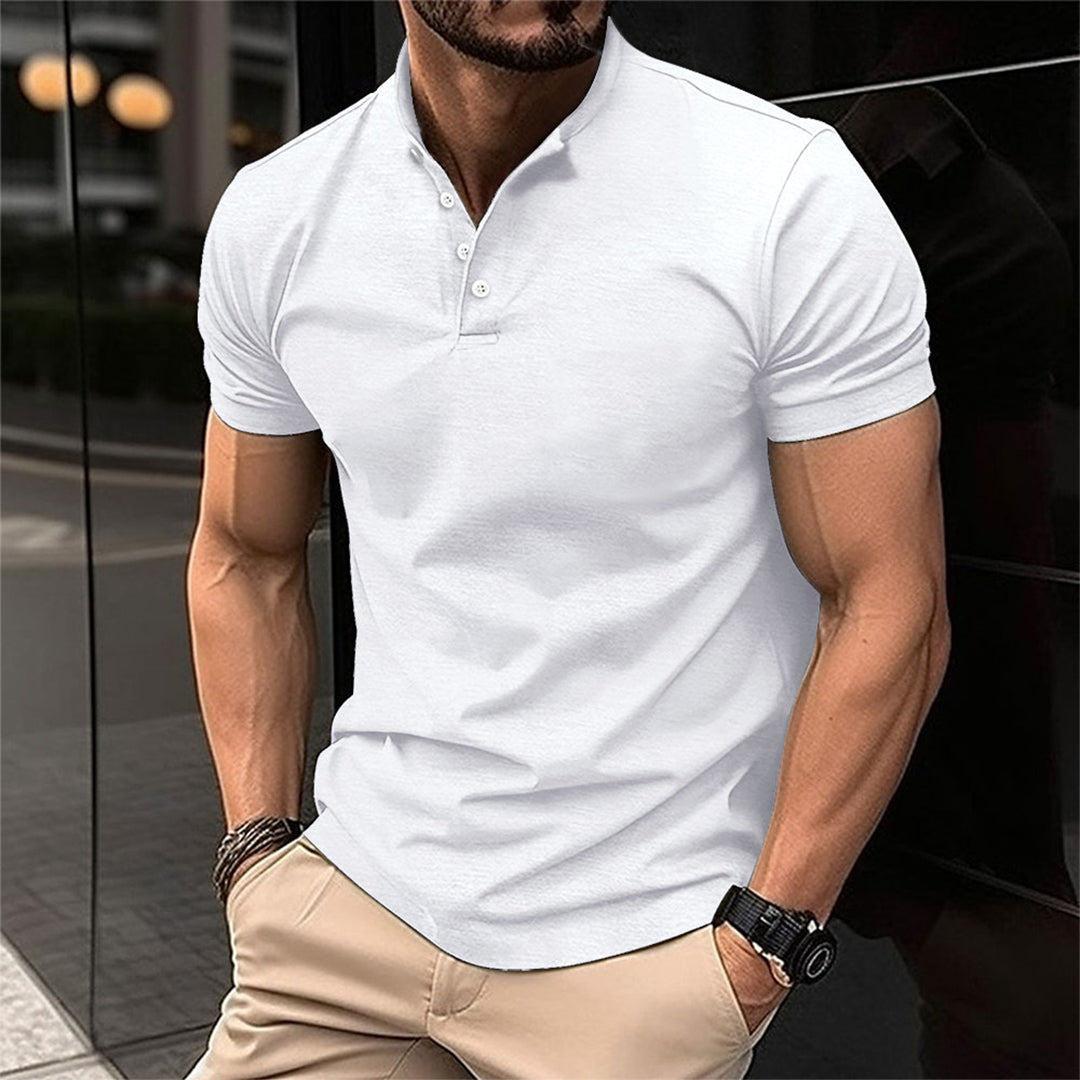 Polo henley pour homme