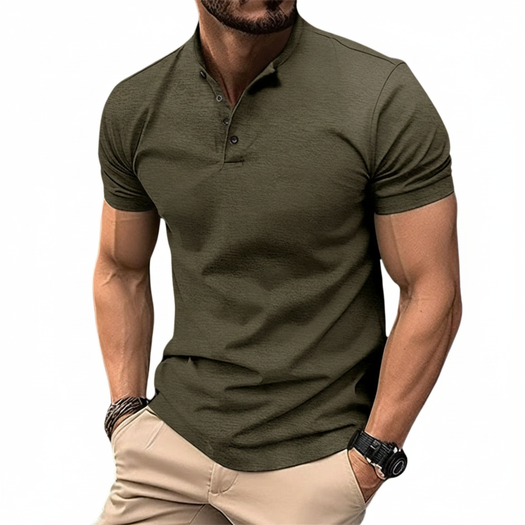Polo homme manches courtes coton intemporel confortable