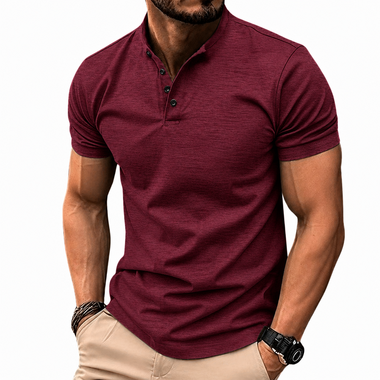 Polo homme manches courtes coton intemporel confortable