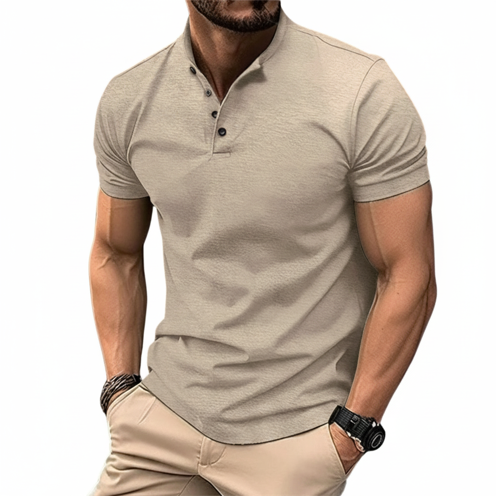 Polo homme manches courtes coton intemporel confortable
