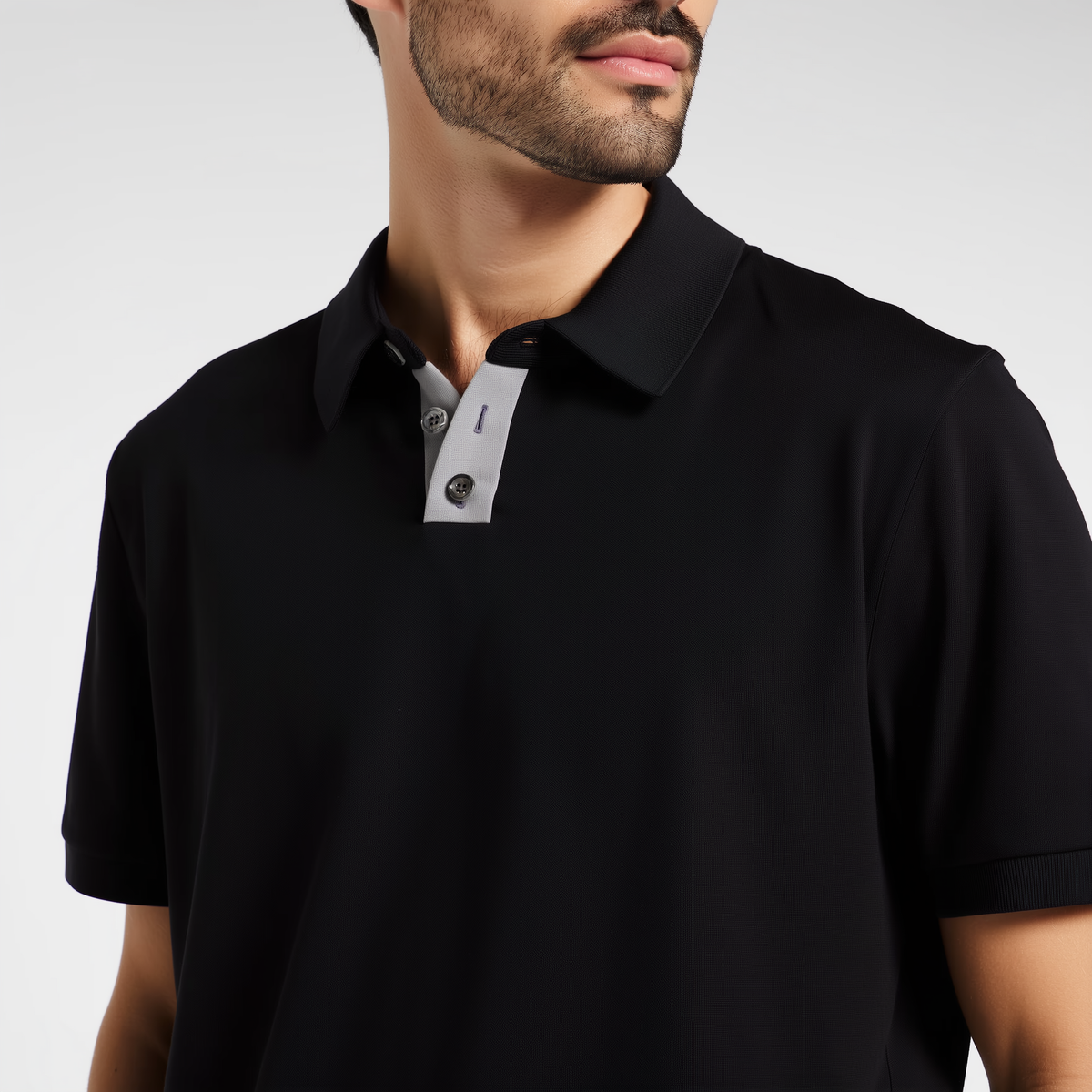 Polo homme polyester et élasthane | Évacuation de l'humidité UPF 50