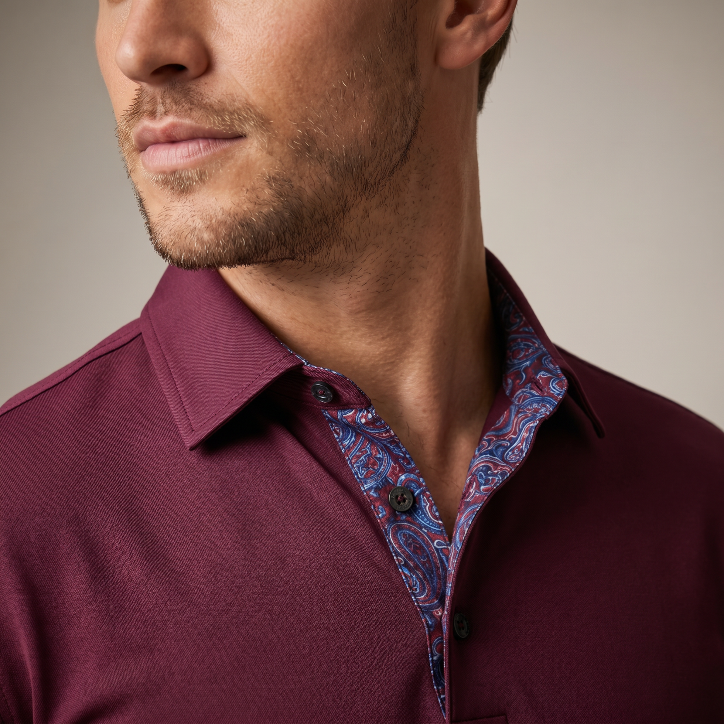 Polo homme polyester et élasthane | Évacuation de l'humidité UPF 50