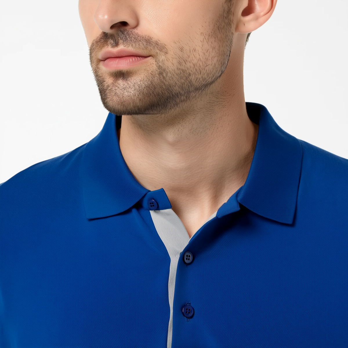 Polo homme polyester et élasthane | Évacuation de l'humidité UPF 50