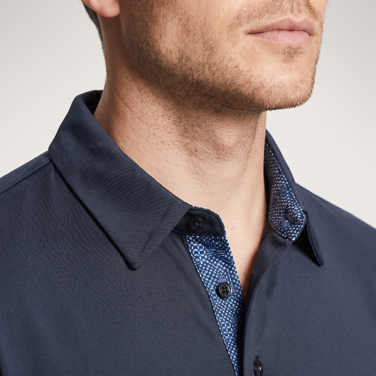 Polo homme polyester et élasthane | Évacuation de l'humidité UPF 50