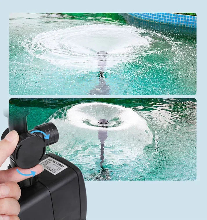 Pompe pour fontaine durable - jet d'eau personnalisable