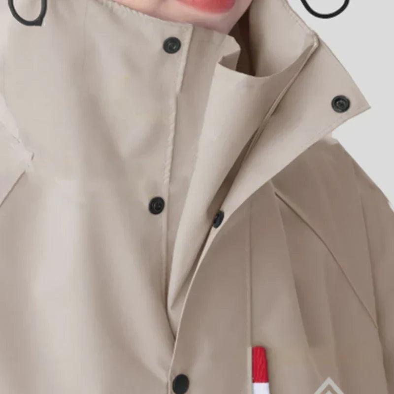 Poncho de pluie long mixte - imperméable et confortable