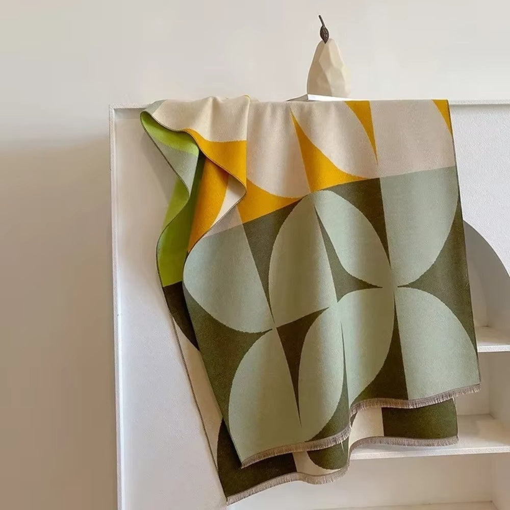 Poncho écharpe convertible