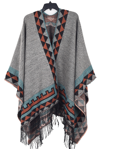 Poncho en maille | Élégant et chaud