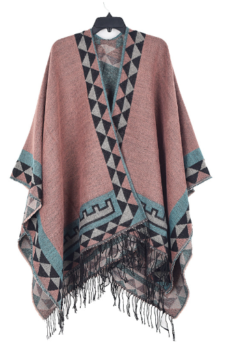 Poncho en maille | Élégant et chaud