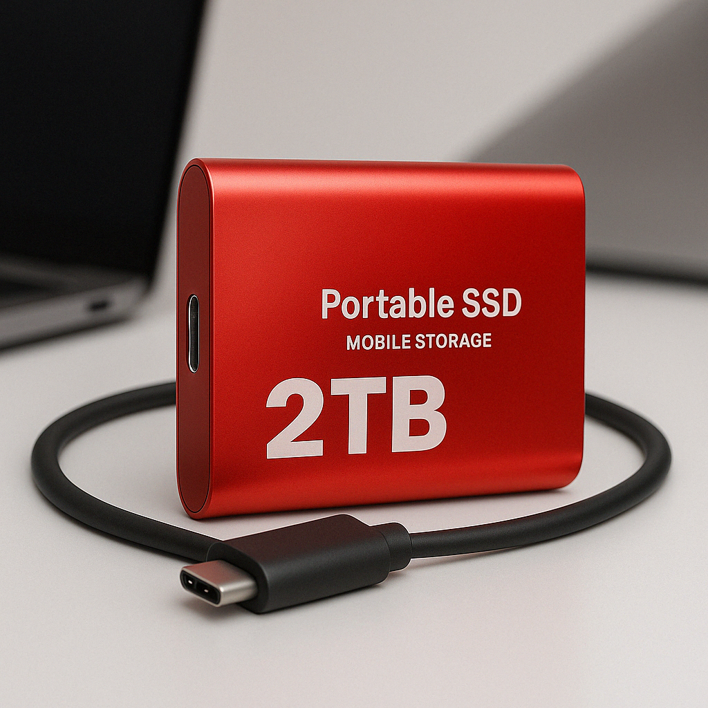 Portable Hard Disk SSD 2TB External Storage Compact Fast Best Quality
