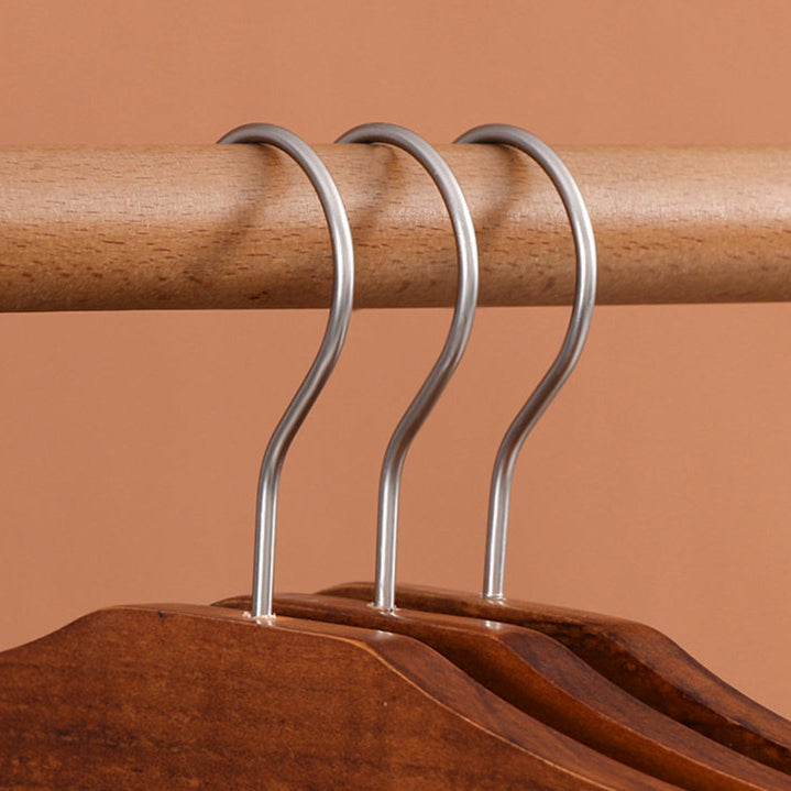 Portant multi-barres en noyer massif
